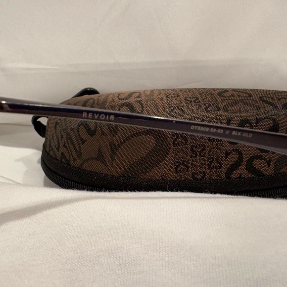 NEW! DITA REVOIR DTS509-03-BLK-GLD BLACK/YELLOW GOLD W/ GREY GRADIENT LENS - Picture 8 of 8